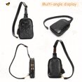 thumbnail image 5 of APHISON Small Stylish Butterfly Hollow Out Fringe Sling Bag Cross Body Bag Cell Phone Purse - Black, 5 of 5