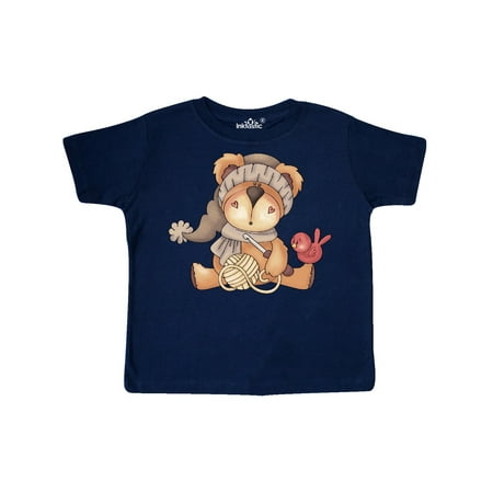 

Inktastic Winter Crochet Bear Gift Toddler Boy Girl T-Shirt