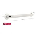 thumbnail image 2 of Delta 24 in. L ADA Compliant Peened Stainless Steel Grab Bar, 2 of 2