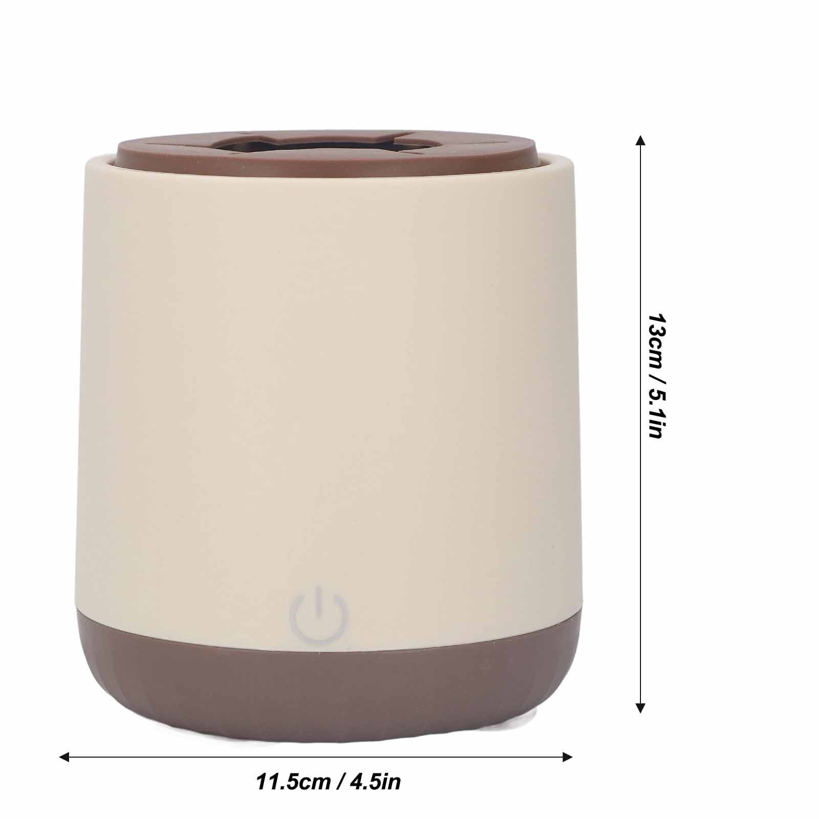 LAZIOEGR Electric Baby Milk Bottle Shaker Khaki 3 Gears Prevent Bloating USB Charging Automatic Infant Formula Mixer Baby Bottle Shaker 5.1 Inches / 13 cm Height