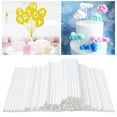 thumbnail image 3 of pitrice 100pcs/bag Lollipop Sticks Paper Cake Pop Sticks DIY Kitchen Candy Chocolate Rods, 15cm x 3.5mm, 3 of 7