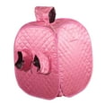 thumbnail image 5 of Bathroom Sauna Room Tent, Full Size Steam Sauna Room Tent, Home Sauna Room Tent, with Front Pocket and Hood Pink, 5 of 7