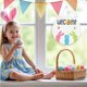 thumbnail image 4 of Easter Bunny Decoration Hanging Easter Egg Wooden Hanging Decoration Holiday Party Wall Decoration Pendant, 4 of 6