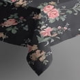 thumbnail image 3 of Pioneer Flower Floral Print Pattern Rectangle Tablecloth 60"x84",Waterproof Polyester Rectangle Table Cloth, Wipeable Spillproof Polyester Tablecloth for Dining, Camping, Indoor and Outdoor, 3 of 5