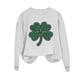 thumbnail image 3 of Ounisa St. Patrick's Day Sweatshirt for Women Clover Graphic T-Shirts Patty's Day Color Long Sleeves Tee Tops, 3 of 7