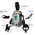 thumbnail image 5 of HELLHERO Travel Crossbody Purse Jellyfish Pattern Stylish Polyester with Zipper Closed Adults 4.33"x1.97"x7.09" Outdoor Travel, 5 of 7