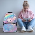 thumbnail image 2 of Yuyamidu Axolotl Backpack for Kids Girls School Bag Casual Basic Backpack for Students Teenage Shoulder Bag with Zipper Fashion Laptop Backpack, 2 of 7