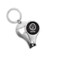 thumbnail image 1 of sorpresa white cute chat patron llavero anillo toe nail clipper kit de herramienta cortadora tijera abridor de botella de regalo, 1 of 3