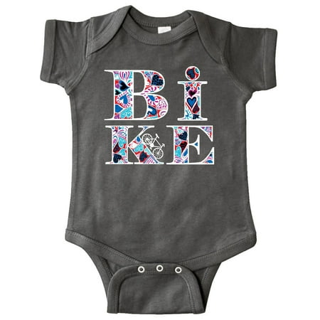 

Inktastic Heart Filled Bike White Gift Baby Boy or Baby Girl Bodysuit