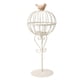 thumbnail image 1 of Jaula De Pájaros De Hierro Forjado Candelabro Decoración De Boda En Casa Estante Exhibición Decoraciones Blanco Zulema Sostenedor De la Luz Del Té, 1 of 8