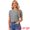 Black, variant on DARING DIVA Women's Gingham Top Peter Pan Collar Plaid Shirt XS Purple