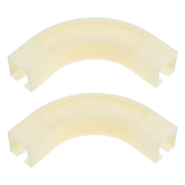 2 conectores de esquina de 90 grados para riel de cortina de techo, riel de cortina de aluminio, accesorios especiales, riel de cortina de techo flexible, divisor de ambientes, barra de cortina