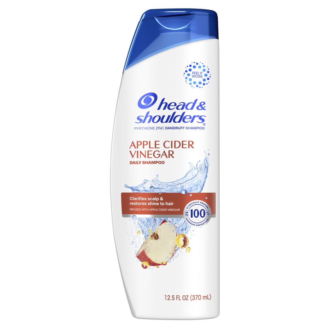 (2 pack) Head and Shoulders Dandruff Shampoo, Apple Cider Vinegar, 12.5 oz