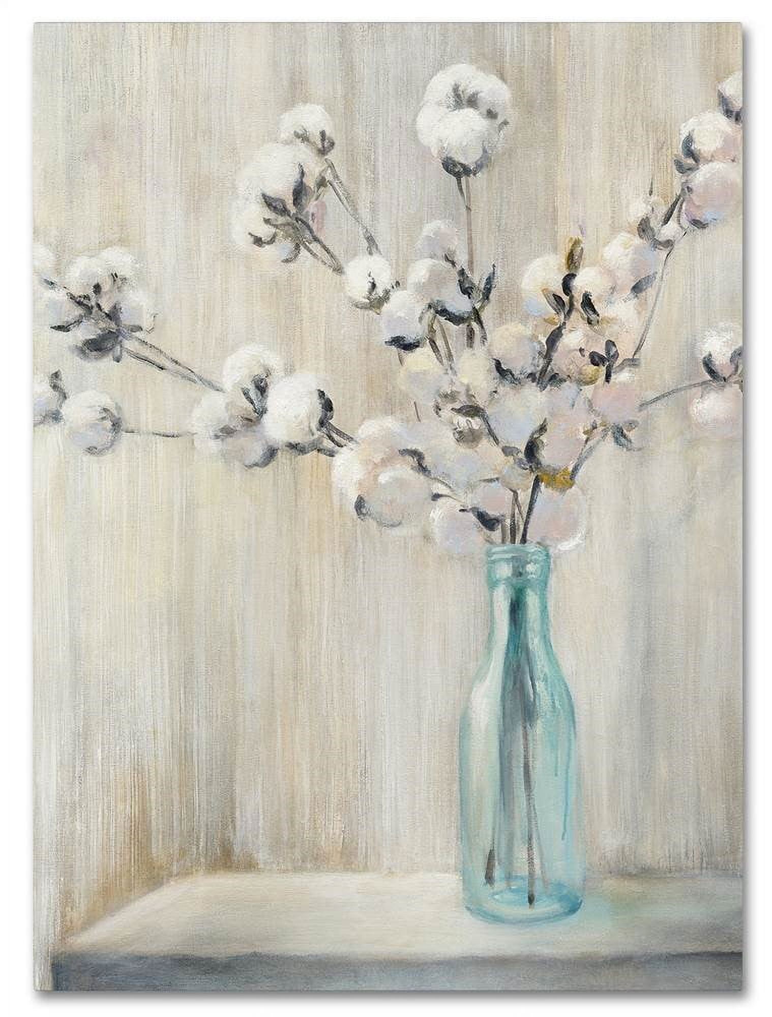 Trademark Fine Art 'Cotton Bouquet' Multi-Panel Canvas Art Set by Julia Purinton