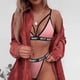 thumbnail image 1 of Lencería sexy estilo europeo y americano letras traje de tres puntos traje de baño bikini sexy, 1 of 6