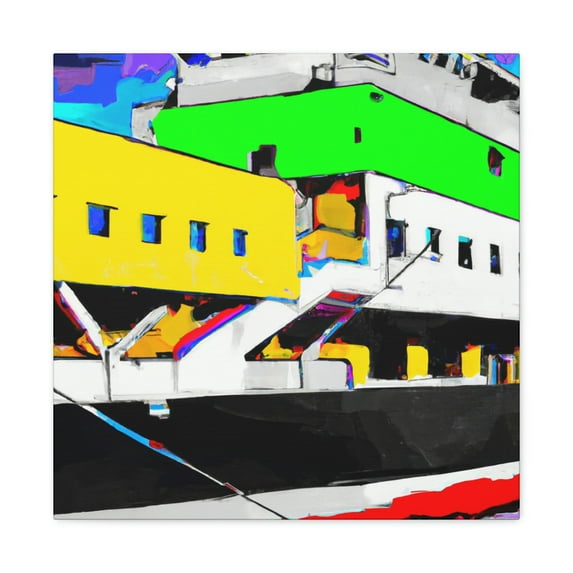 Fauvist Ferry Fantasy - Canvas