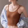 thumbnail image 2 of Bra for Women with Halter Neck, Removable Pads, Seamless Wrap Design, Stretch Polyester Fabric, Backless Support, Daily Wear, 2 of 7