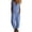 *Blue, variant on Women's Cotton Sleeveless Hooded Jumpsuit , Casual Loose Overalls For Women,Ladies' Button Down Romper with Pockets,Beige,S-3XL