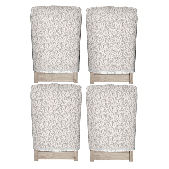 SIGNBLOC 1 Pack Dining Chair Back Covers, Stretch Chair Back Protectors for Home Kitchen Restaurant Decor