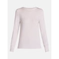 thumbnail image 6 of Scenario Women's and Women's Plus Rib Tee with Long Sleeves, Sizes XS-4X, 6 of 6