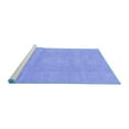 thumbnail image 2 of Ahgly Company Machine Washable Indoor Rectangle Abstract Blue Modern Area Rugs, 6' x 9', 2 of 4