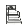 thumbnail image 4 of Furniture of America Adeleh Metal Sand Black Kids Twin/Full/Queen Triple Bunk Bed, 4 of 6