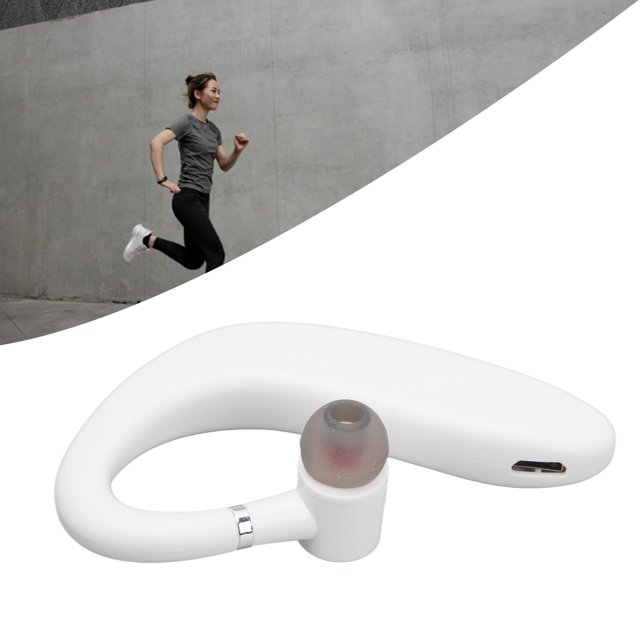 Single Ear Headset Ultra Low Latency Earpiece With USB Charging Cable For Driving Running Office