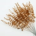 thumbnail image 4 of Flores falsas de eucalipto doradas Yuarrent 24 piezas, 4 of 6