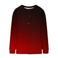 thumbnail image 5 of LOVZFMLL Cardigan for Women Ladies' Casual Printed Knitted Cardigan With Button Up Jacket And Top, 5 of 5