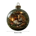thumbnail image 3 of Lekihaqq Christmas Flat Ornaments tore Animals Series Plastic Hanging Decorations Reading Companions Festive Home Decor Holiday Shelf Display, 3 of 6