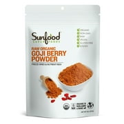 Sunfood Superfoods Organic Goji Berry Powder, 8.0 Oz