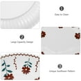 thumbnail image 4 of Shisuyan Japanese Style Floral Pattern Ceramic Dinner Plate Salad Plate Pasta Dessert Plate, 4 of 9