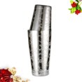 thumbnail image 2 of Stainless Steel Wine Shaker Set Skull Pattern Cocktail Shaker Plating Shaker with Bottom for Home Bar, 2 of 5