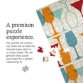 thumbnail image 5 of Lantern Press 1000 Piece Jigsaw Puzzle, Wine and Martini Glass Pattern, 5 of 5