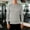 #380-Gray, variant on Men's Solid Color Long Sleeve Round Neck Tight Fit Base Layer Top Mesh Breathable Stretchy Fitness Cycling Shirt White Gifts for Father 1X