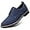 Blue, variant on Mens Suede Shoes Dress Shoes Classic Oxfords Business Casual Lace Up Derbys Shoes