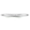 thumbnail image 4 of Solid 14k White Gold 2mm Plain Classic Dome Men's Wedding Band Ring Size 12.5, 4 of 6