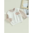 thumbnail image 3 of Wassery Infant Baby Girls Autumn Clothes 6M 12M 18M 24M 3T Toddler Girl Long Sleeve Round Neck Pumpkin Print Sweatshirts Pullovers, 3 of 8