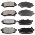thumbnail image 1 of Eccpp D1273-8389 D1274-8390 Juego De Pastillas De Freno De Disco De Cerámica Delanteras Y Traseras Para Dodge Nitro 2007-2011 Jeep Liberty 2008-2012 Jeep Wrangler 2007-2017 Jeep Wrangler Jk 2018, 1 of 5