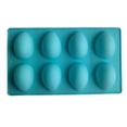 thumbnail image 1 of Molde de silicona antiadherente para hornear huevos de Pascua, 8 piezas, para hacer dulces y gelatina, 1 of 6