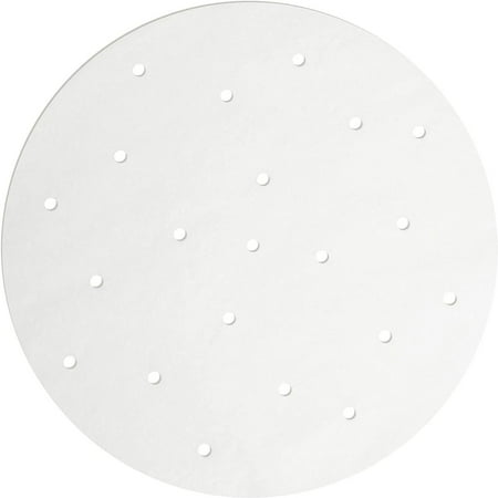 

100 Pack Air Fryer Parchment Paper 9 inch Round Bamboo Steamer Liners White