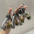 thumbnail image 4 of Astronaut buckle transparent quicksand net red black gold oiling astronaut cartoon bag pendant, 4 of 5