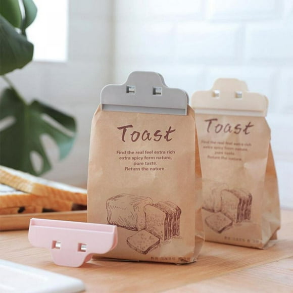 Greyghost Household Food Sealing Clip Plastic Bag Milk Powder Tea Snack Bag Sealing Clip Kitchen Storage Organization