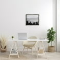 thumbnail image 4 of Stupell Industries Pine Trees Silhouettes Foggy Mountain Range Peaks Photograph Luster Gray Floating Framed Canvas Print Wall Art, Design by Lori Deiter, 4 of 5