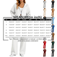 thumbnail image 4 of Clossjun Womens 2 Piece Outfit Set Zip Up Hoodie & Sweatpants Sets Fall Long Sleeve Tracksuits for Sport Gym Work S, 4 of 6