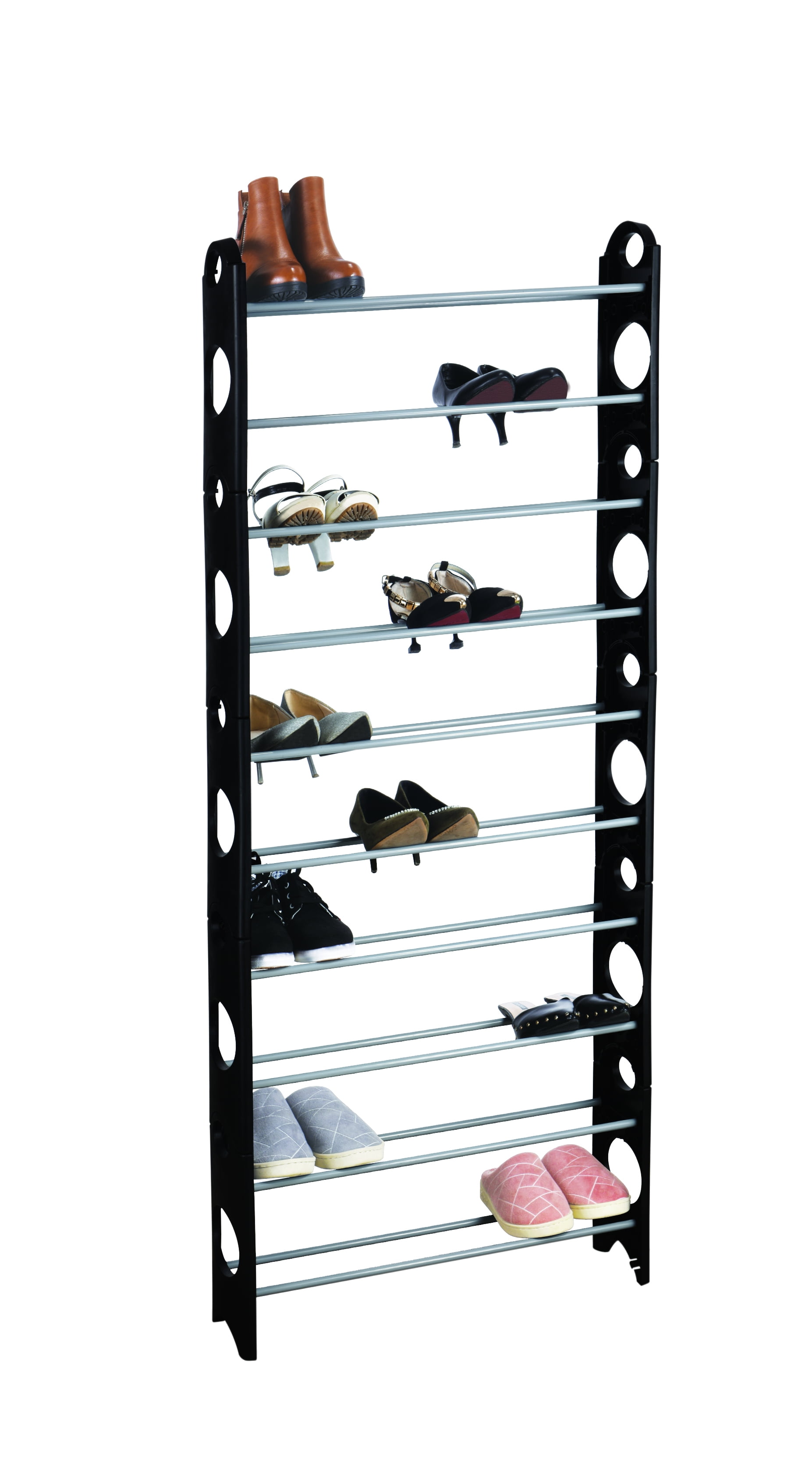 10 Tier Shoe Rack Stand 30 Pair Shoe Rack Organiser Storage Solution BOXED GIFT 