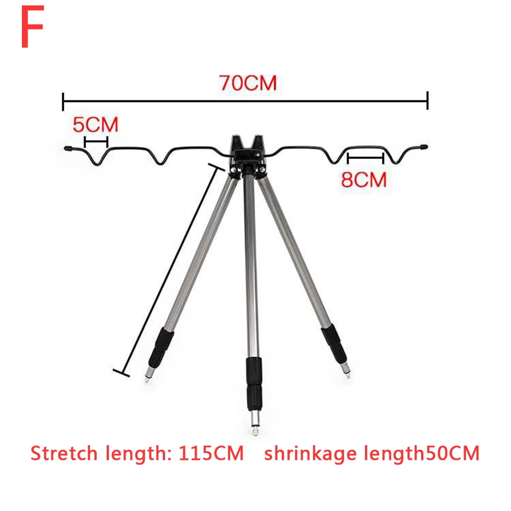 tripod fishing rod stands