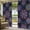 Black, variant on 1 Panel Outdoor Curtains for Patio Waterproof 54"x108" Boho Floral Weatherproof Privacy Outsides Curtains, Abstract Bohemia Flower Plant Black Grommet Thermal Drapes for Cabana Porch Pergola