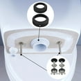 thumbnail image 2 of 2Pcs Universal Toilet Tank To Bowl Gasket Set Stainless Steel Rustproof Bolt Hardware Kit Toilet Cistern Seal Kit with Gaskets for 2-Inch and 3-Inch Flush Valve Opening Toilet Tanks, 2 of 7