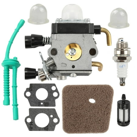 Fuel Cell Kits - HIPA Carburetor with Air Filter Fuel Line Kit for Stihl Carburetor FS38 FS45 FS46 FS55 FS74 FS75 FS76 FS80 KM85 trimmers and cutters